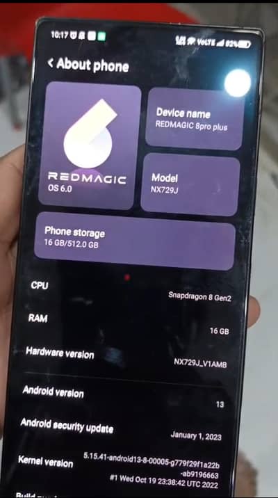 Zte nubia RedMagic 8 Pro plus 512gb
