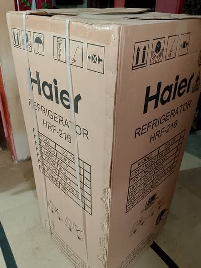 UNOPENED  BOX Brand New Haier refrigerator HRF_216EBD