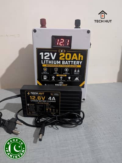12V 20AH Lithium Ion Battery with Charger