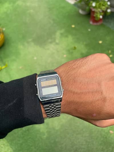 Vintage rare casio 668 Al-180 watch 1980s