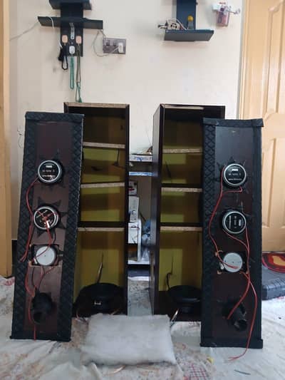 Speakers, Subwoofers, DIY systems, amplifiers for sell