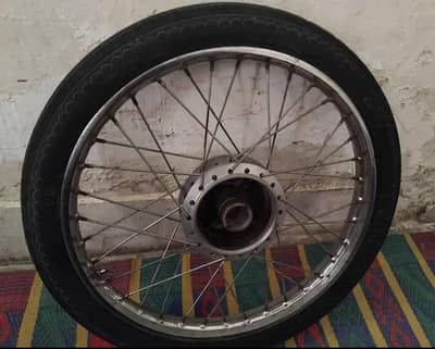 70cc bike front complete tyre