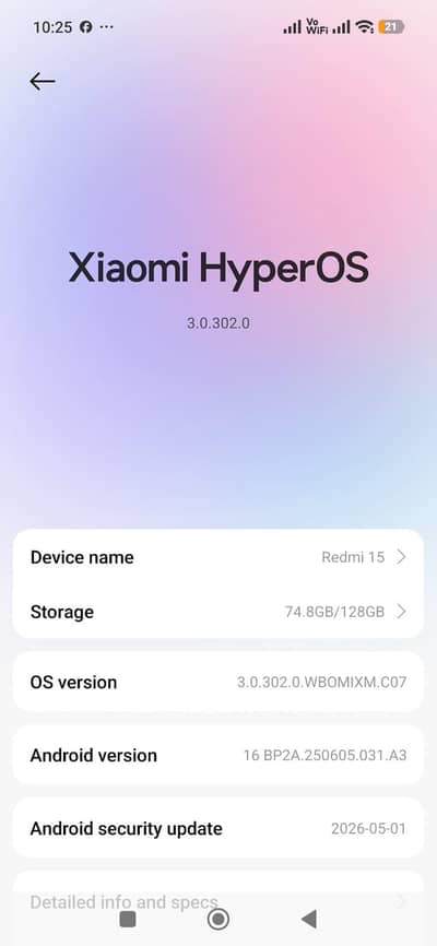 redmi 15 8+8 128 official pta approved