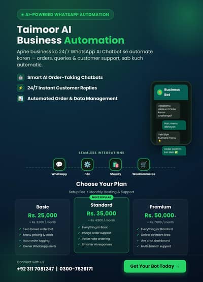 WhatsApp AI Chatbot for Business - Automatic Order Taking & Auto Reply
