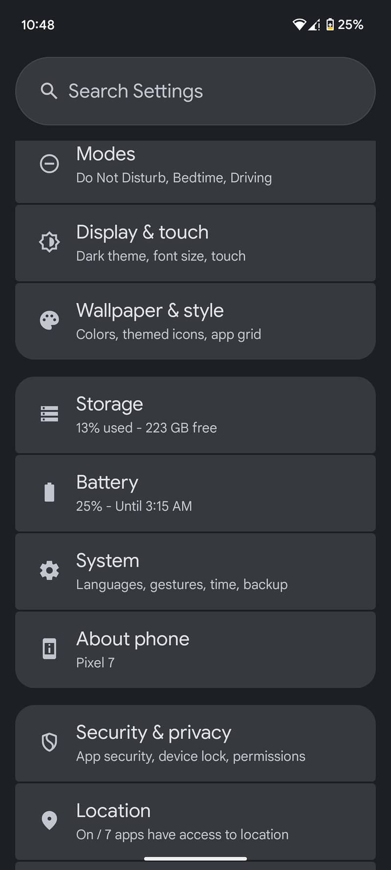 pixel 7 0