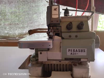 PEGASUS A31 overlock machine original  and fresh in perfect condition
