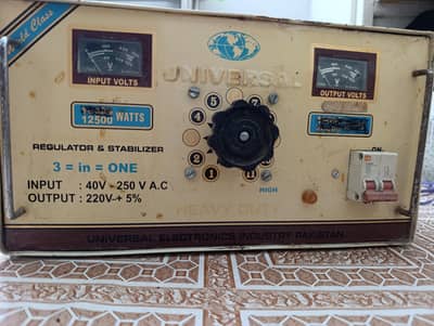 Universal Voltage Regulator & Stabilizer 12500W for Sale