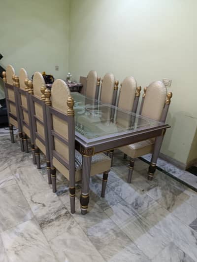 Dining Table with 8 Chairs for Sale