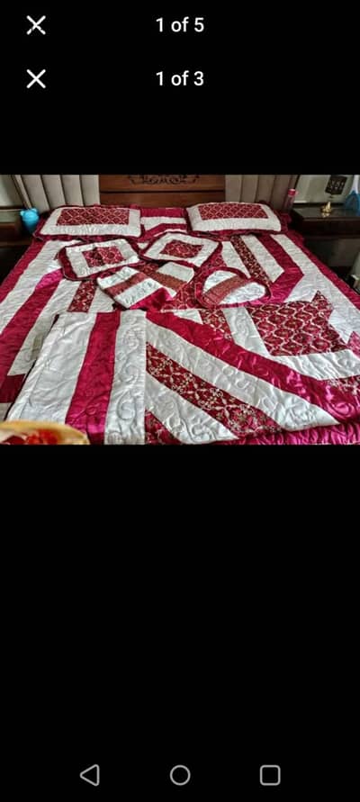 bridal bed sheets 9 pc