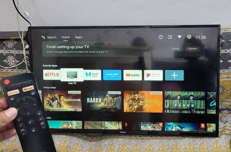 Haier 40 inch android led with original voice remote price final