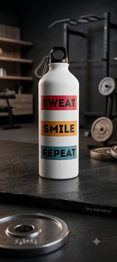 Premium Gym & Everyday Bottles! ‍   Sleek, aesthetic pre-made