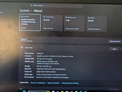 HP zbook studio g3
