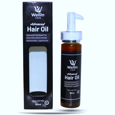 Wellin Care Advanced Hair Oil | Reduce Hair Fall & Hair Growth
