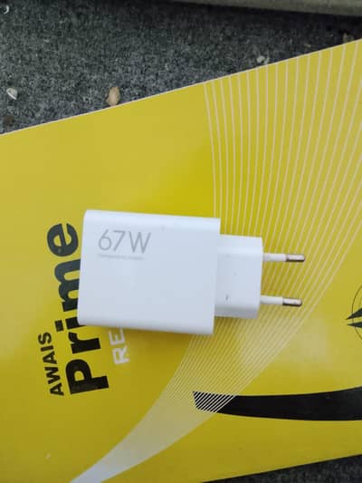 Xiaomi 67W, Redmi 67 and Poco 67W Original box charger with cable.