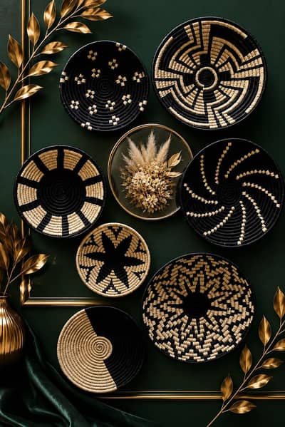 Modern Art Hand Painted Original Cotton Rope Wall Hanging Designs