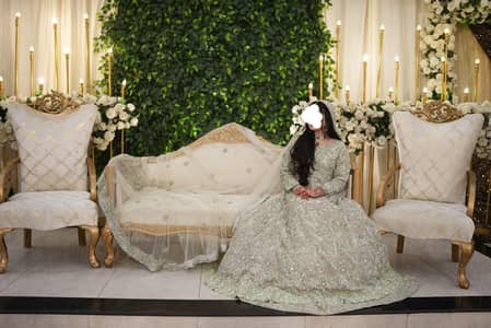 Bridal maxi for walima or nikkah