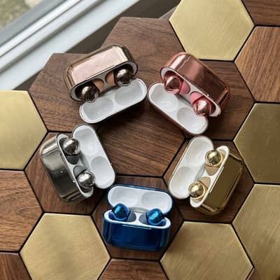 Premium AirPod Pro 2 Glossy Edition - Stylish Shining Wireless Earbud