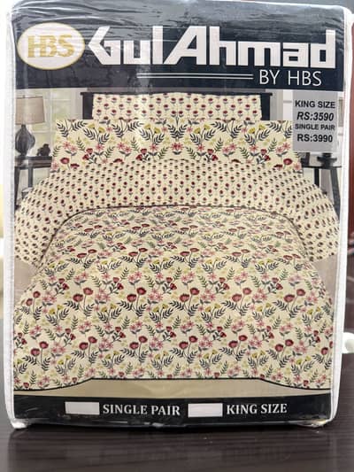 Gul Ahmed bed sheets