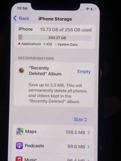 Iphone xs 256 (non pta) esim time available