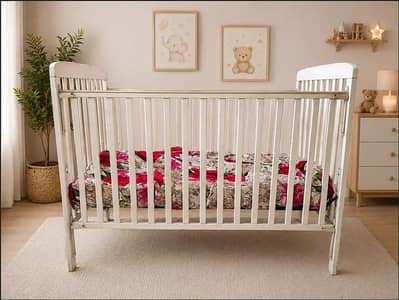 Juniors kids bed/ cot/ crib (wooden)