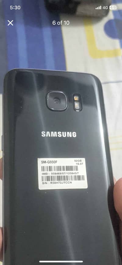 Samsung s7 pta official approved 32 gb  koi bhe fault nahi