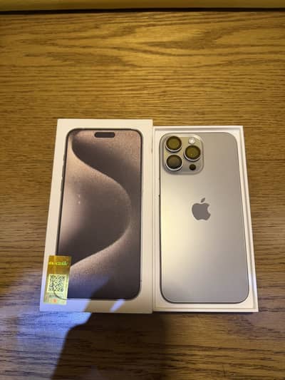 Apple iPhone 15 Pro Max 256 gb with box pta approved