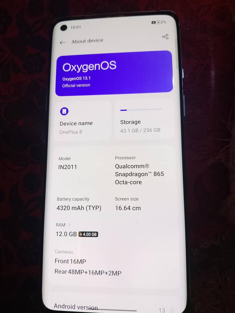 One Plus 8 4