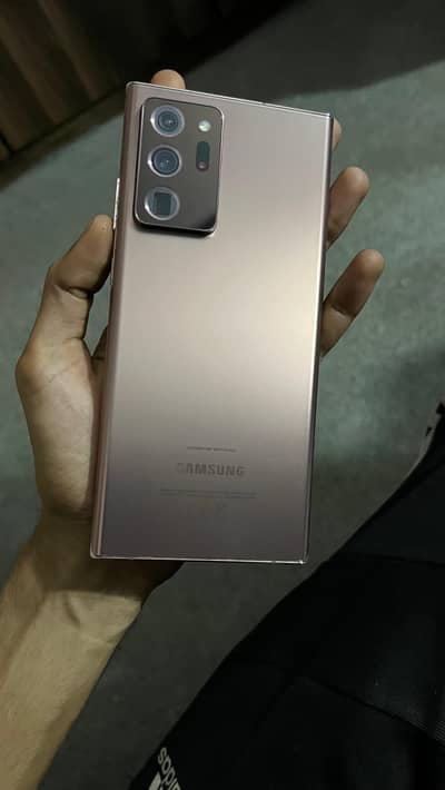 Samsung Mobile Note 20 Ultra RAm (8) GB 256 10 by10 condition