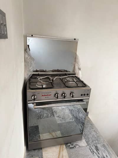 Admiral AD-711 4 Burner Gas Cooking Range with Oven & Grill – Like New