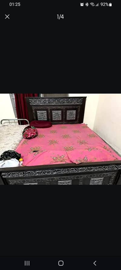 king size double bed with mattress