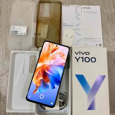 Vivo Y100 8gb 256gb  pta approved ha all ok phone ha