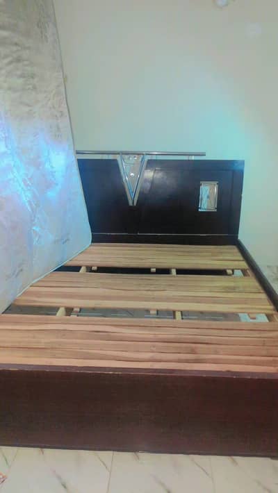 Wooden bed