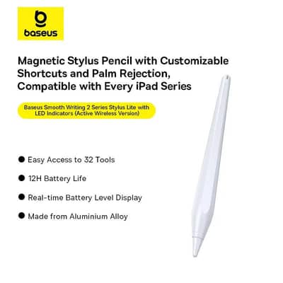 baseus Smooth Writing 2 Series Stylus Lite with LED Indicators basese