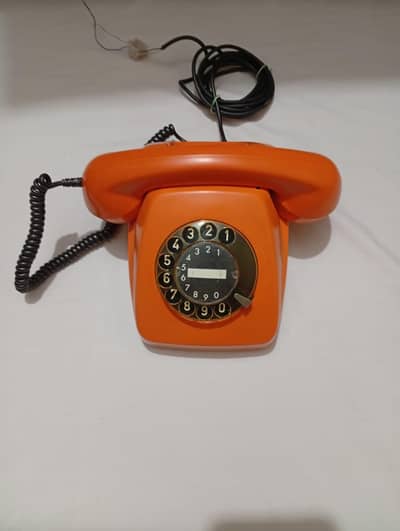 Antique vintage classic vintage rotary old Dial telephone set