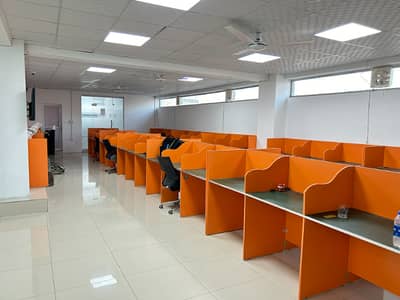 2050 Square Feet Fully Furnished Call Center & Software House Space For Rent