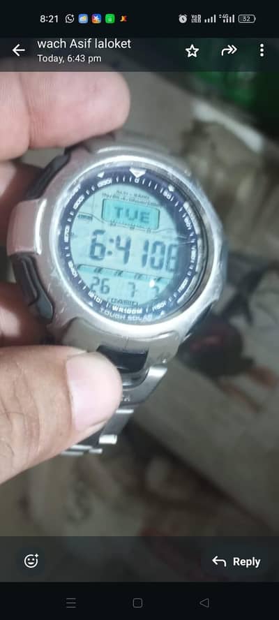 Casio Protek Triple Sensor Tough Solar system Watch for sale