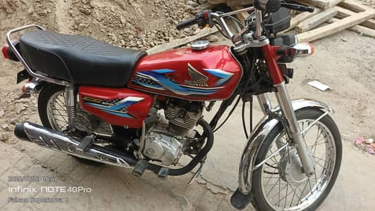 Honda cg125cc 2024 Red TOTAL GENUINE