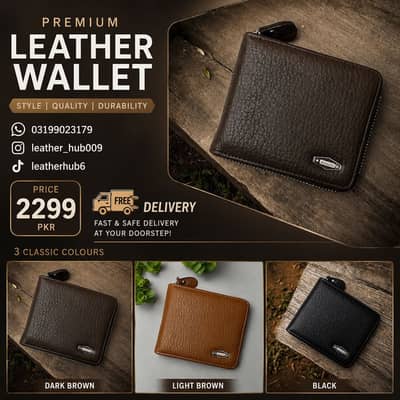 Premium leather wallet