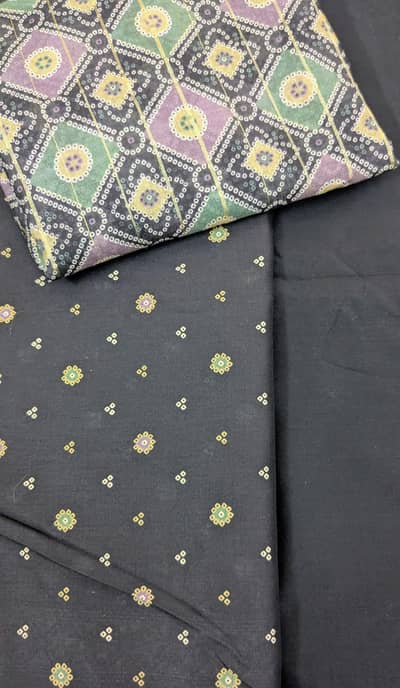 bin Saeed printed 3 piece minor defect