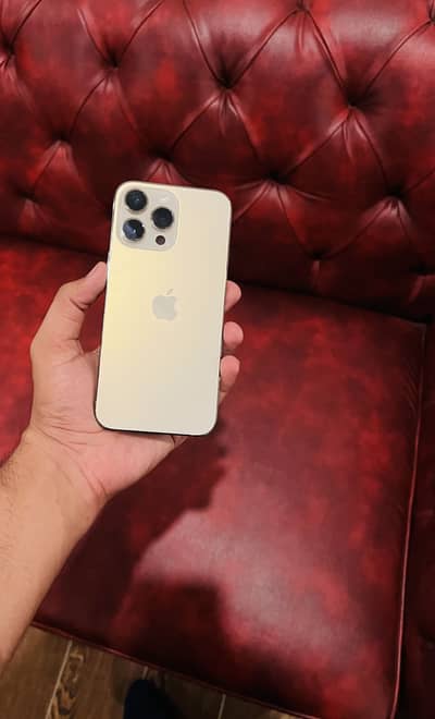 Apple iPhone 14 Pro Max JV gold color 9.5/10 condition