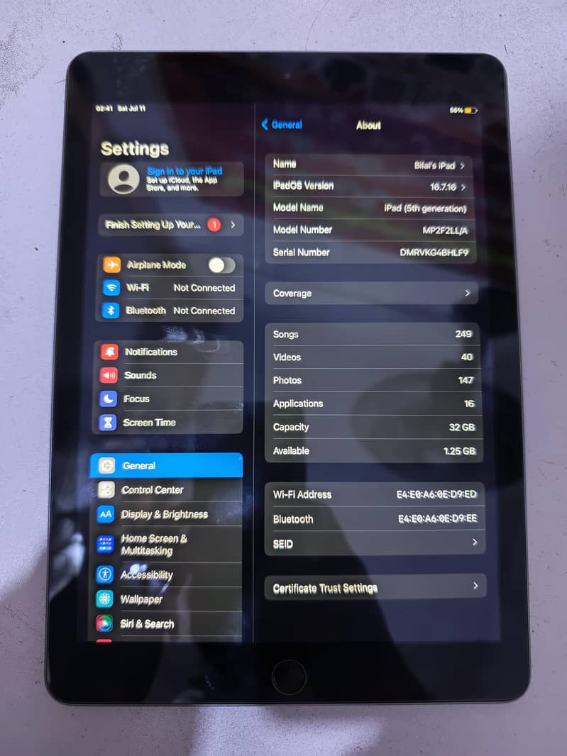 ipad 5th generation 2