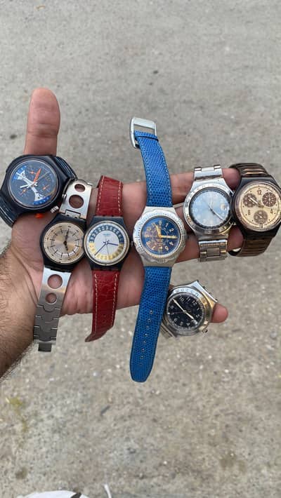 Seiko and swatch collection