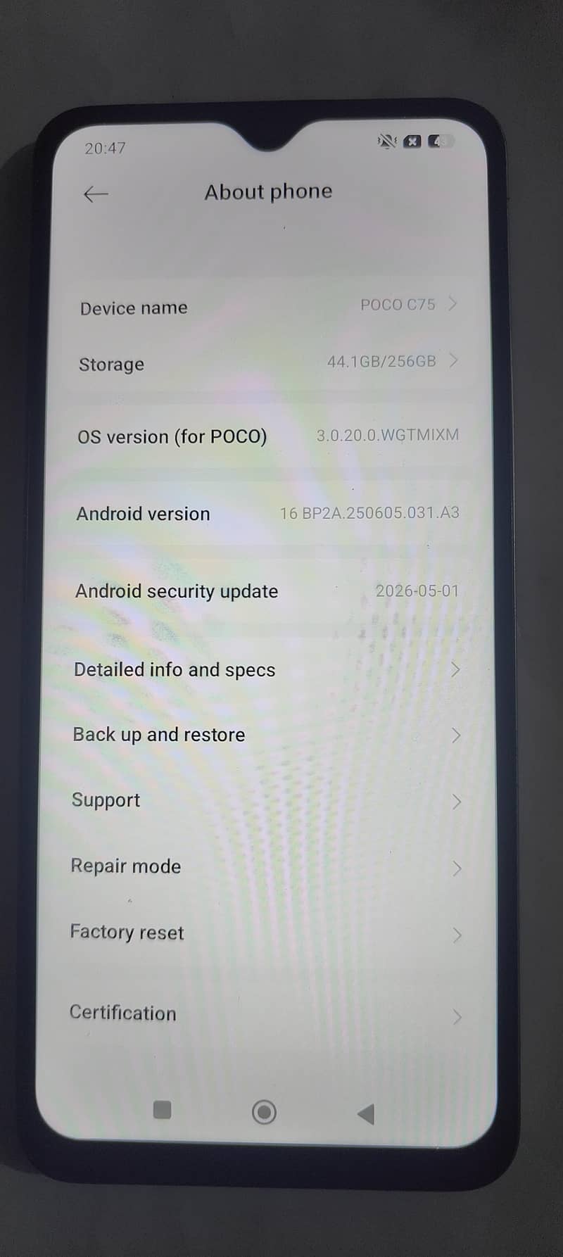 Poco c75 8 256 3