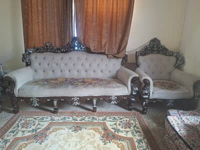 Sofa set along with tables