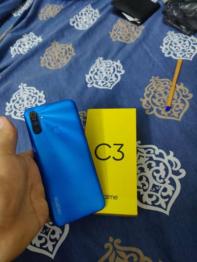 Realme C3 with box dual official approved