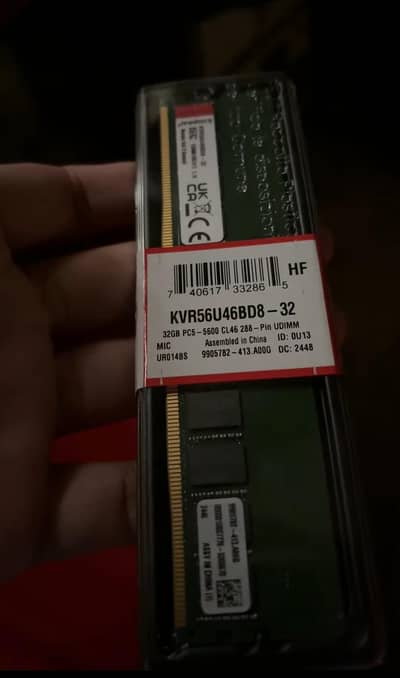 For Sale: Kingston 32GB DDR5 5600MHz
