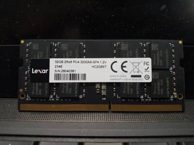 RAM Lexar DDR4-3200 32GB SODIMM Laptop