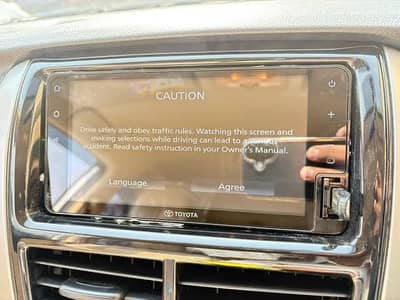 Yaris head unit lcd panel 2026 limited edition with frame and remote