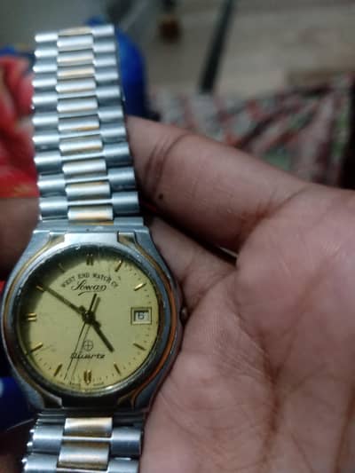 original west end watch co . sowar everbright swizz quartz watch