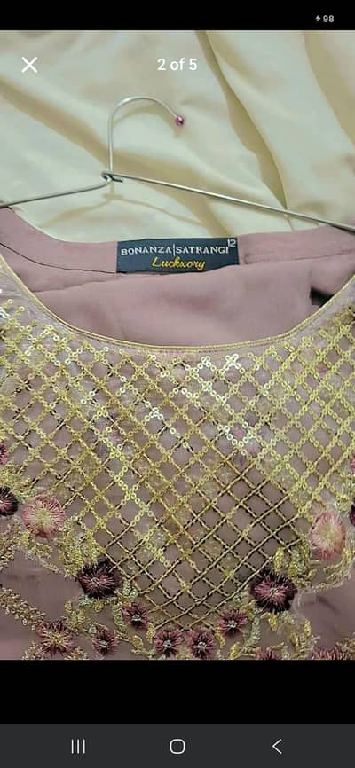 Bonanza brand 2 pc fancy dress aur maxi